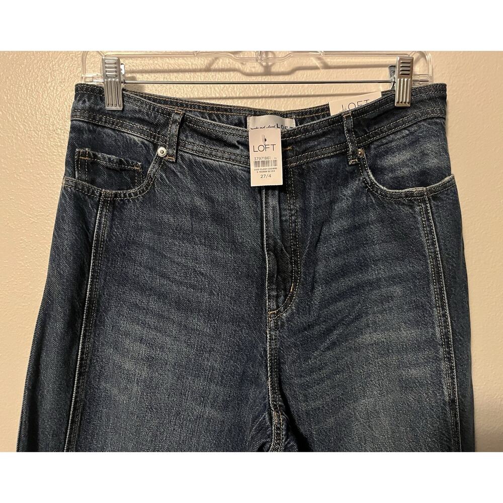 Loft Jeans The Barrel High Rise Women’s Size 27 / 4 Denim New - Picture 3 of 16
